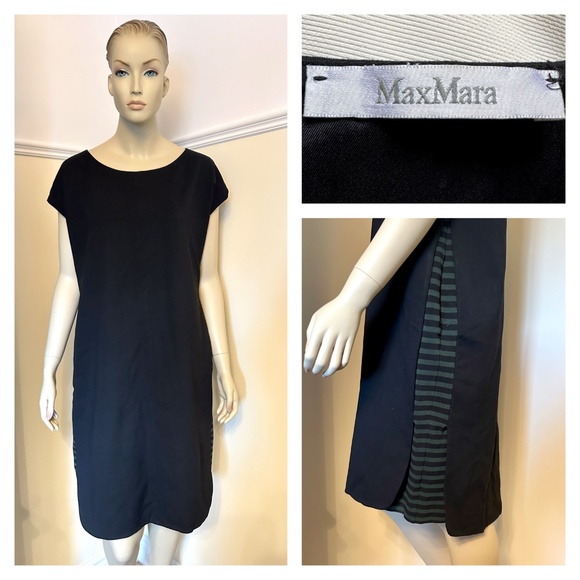 MaxMara black sheath dress - Picture 1 of 8